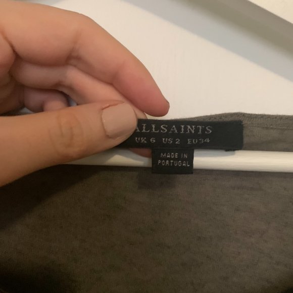 All Saints Olive Midi Dress - Picture 4 of 4